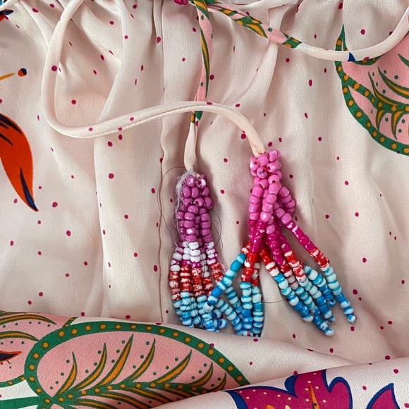 LAST CHANCE! Rachel Zoe Multicolor Tropical Wide Leg Pants - Picture 4 of 13